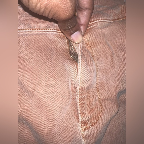 J. Jill Women's Peach Cropped Stretch Jeans size 16 - Picture 4 of 9